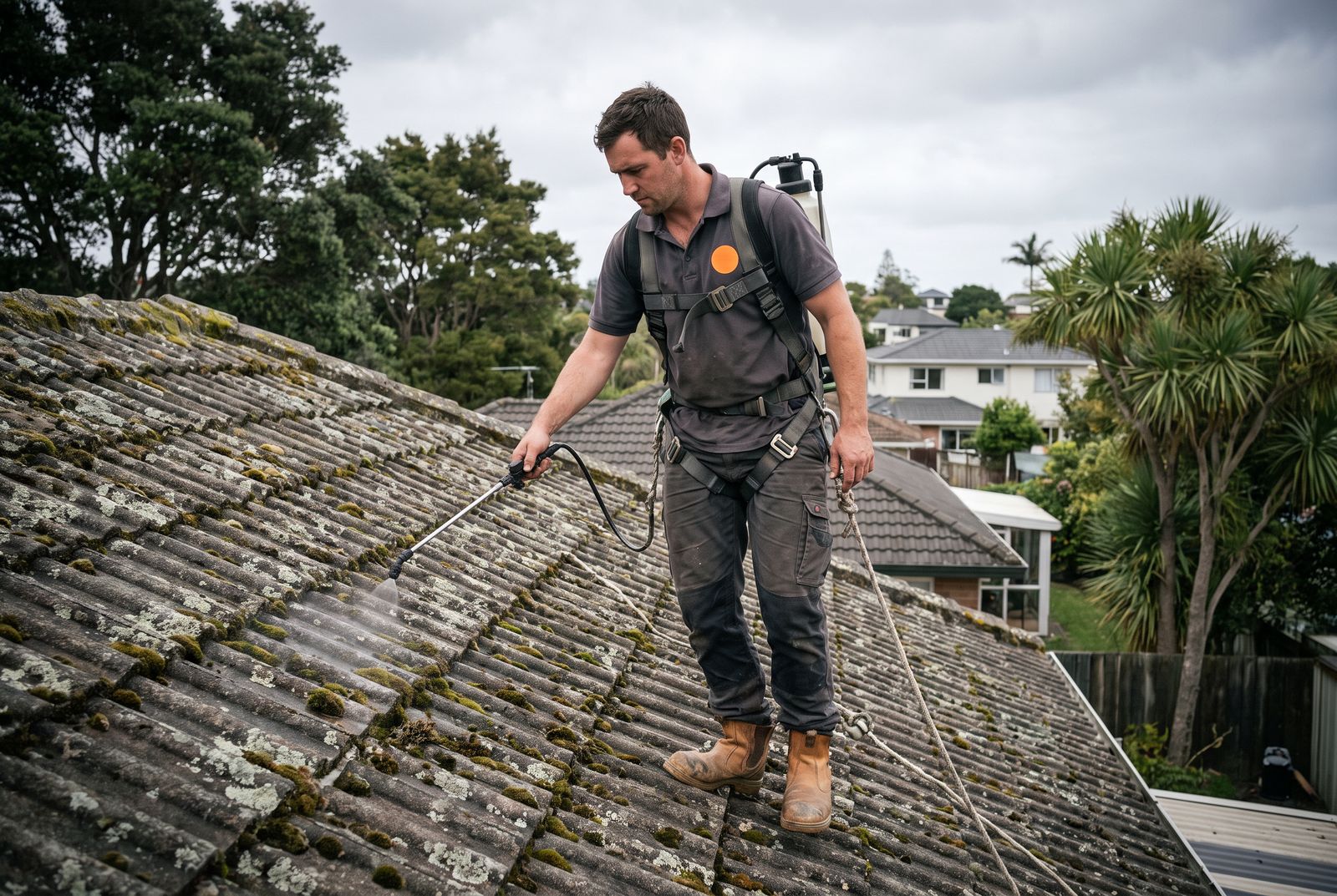 Roof Washing by Cheeky's Roofers in Christchurch